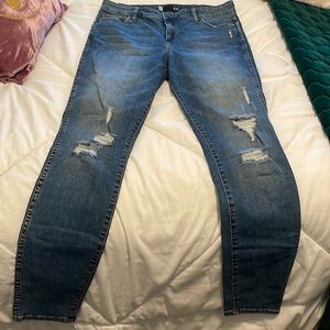 Kut From the Kloth Ripped Skinny Jeans. Size 12.